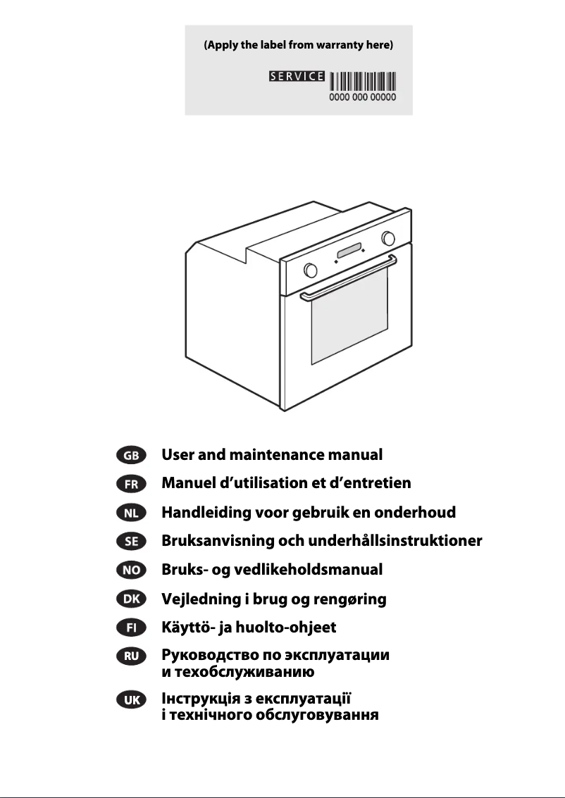 Page 1 de la notice Manuel utilisateur Whirlpool AKP 458