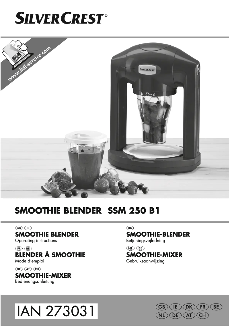 Page 1 de la notice Manuel utilisateur SilverCrest SSME 250 A2