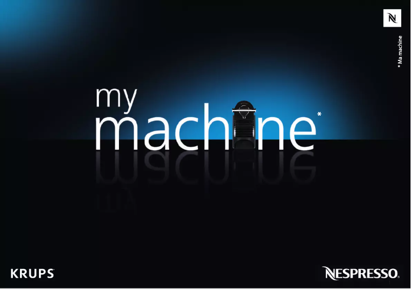 Page 1 de la notice Manuel utilisateur Krups Nespresso Pixie Clips YY1206FD