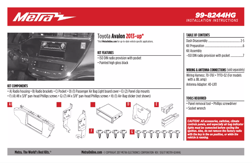 Página 1 del manual Manual de usuario Metra 99-8268