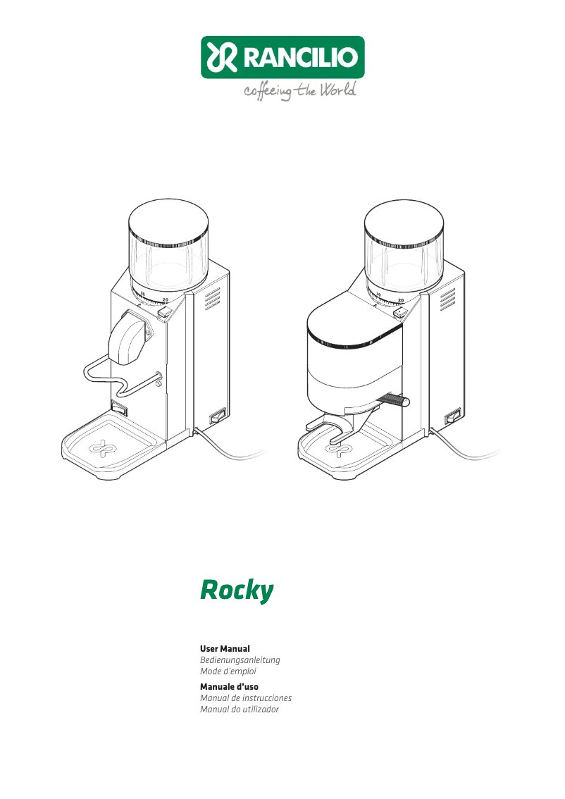 Página 1 del manual Manual de usuario Rancilio Rocky
