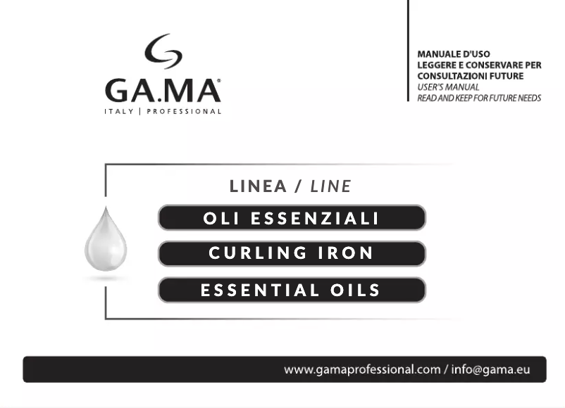 Page 1 de la notice Manuel utilisateur GA.MA FERRO LINO