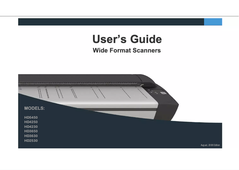 Page 1 de la notice Manuel utilisateur Contex SD 36 MFP Repro
