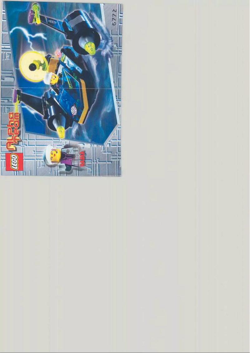 Página 1 del manual Manual de usuario Lego Alpha Team 6772
