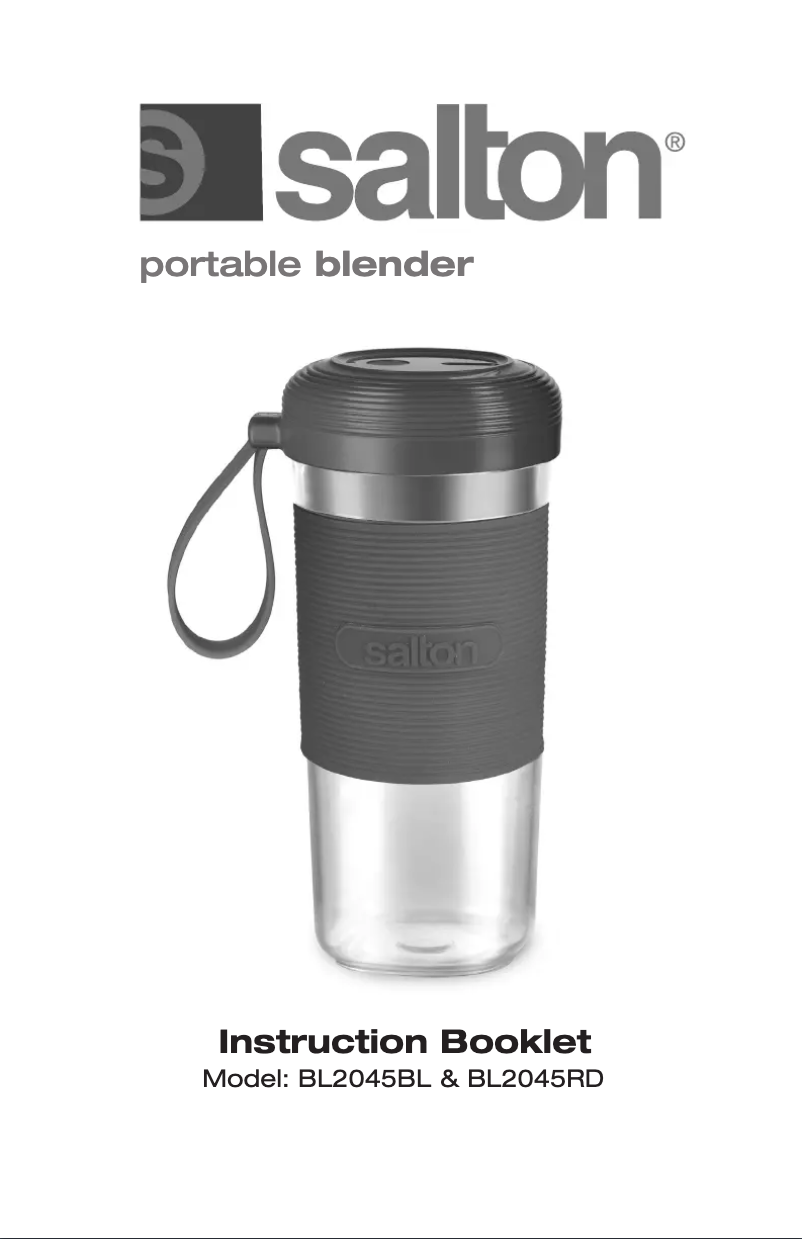 Page 1 de la notice Manuel utilisateur Salton BL2045BL