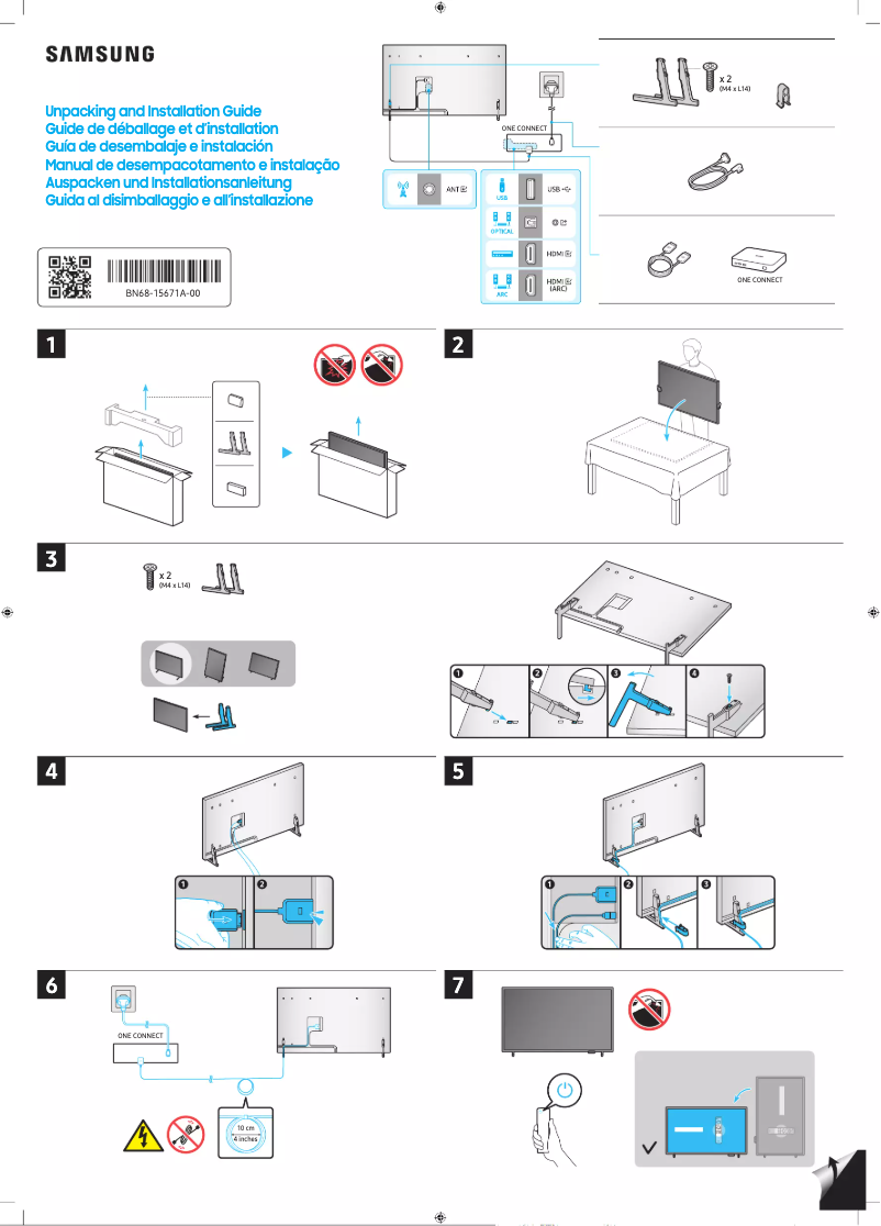 Página 1 del manual Manual de usuario Samsung QN32LS03C