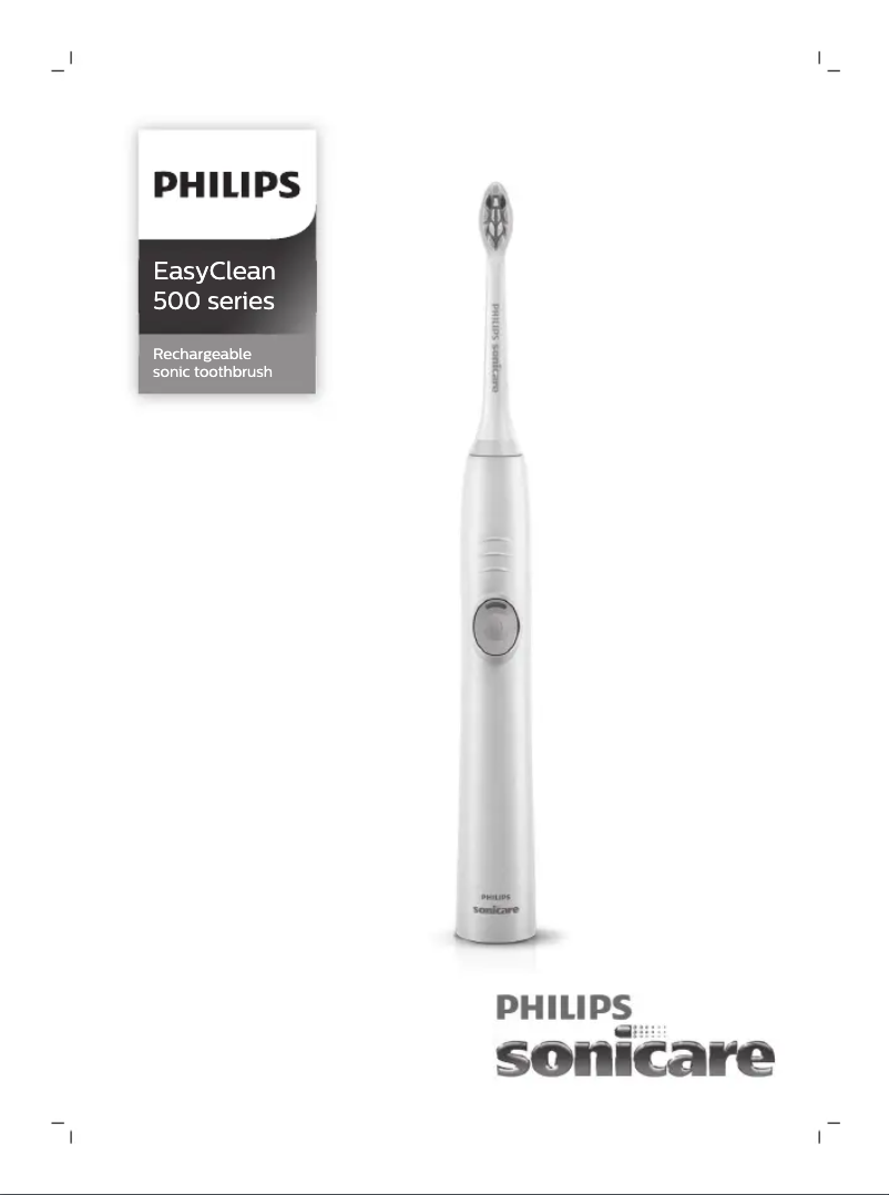 Página 1 del manual Manual de usuario Philips Sonicare EasyClean HX6511