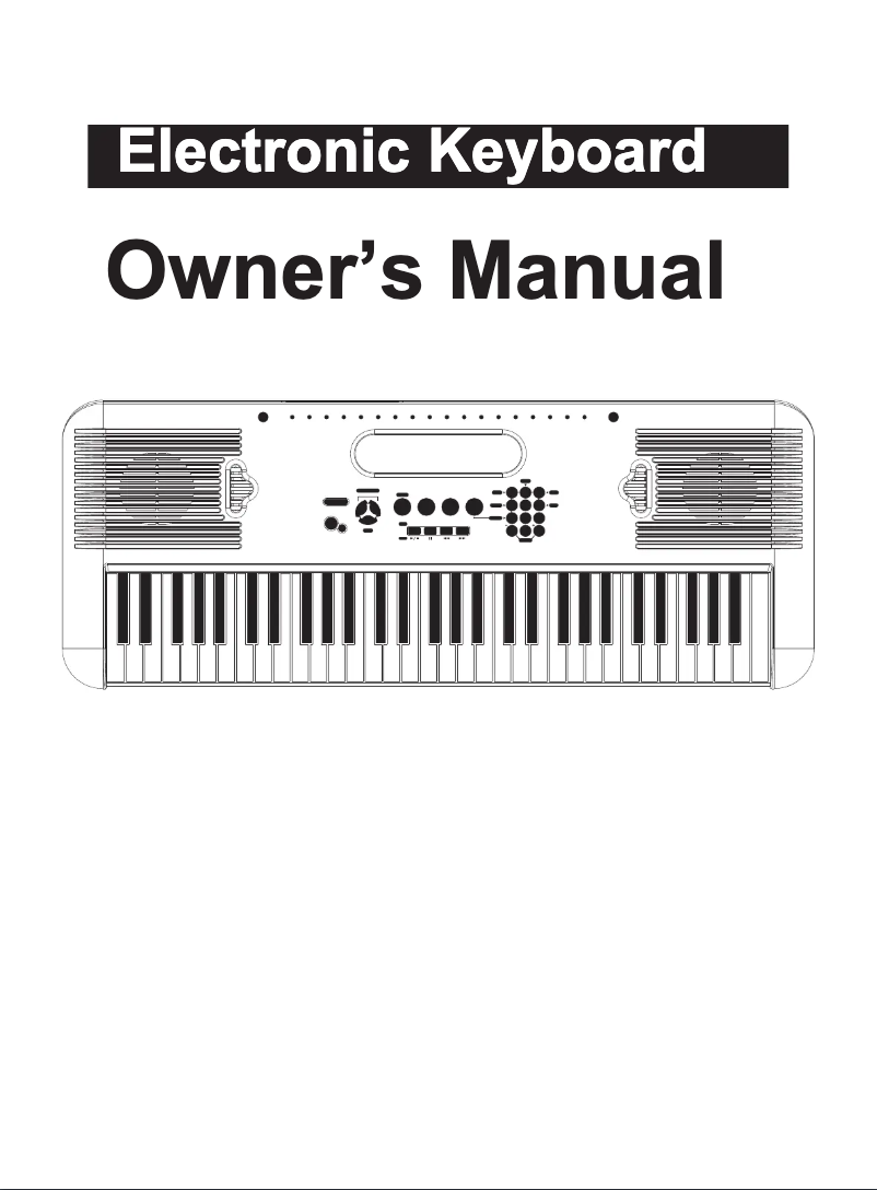 Page 1 of the manual User Manual Medeli M5