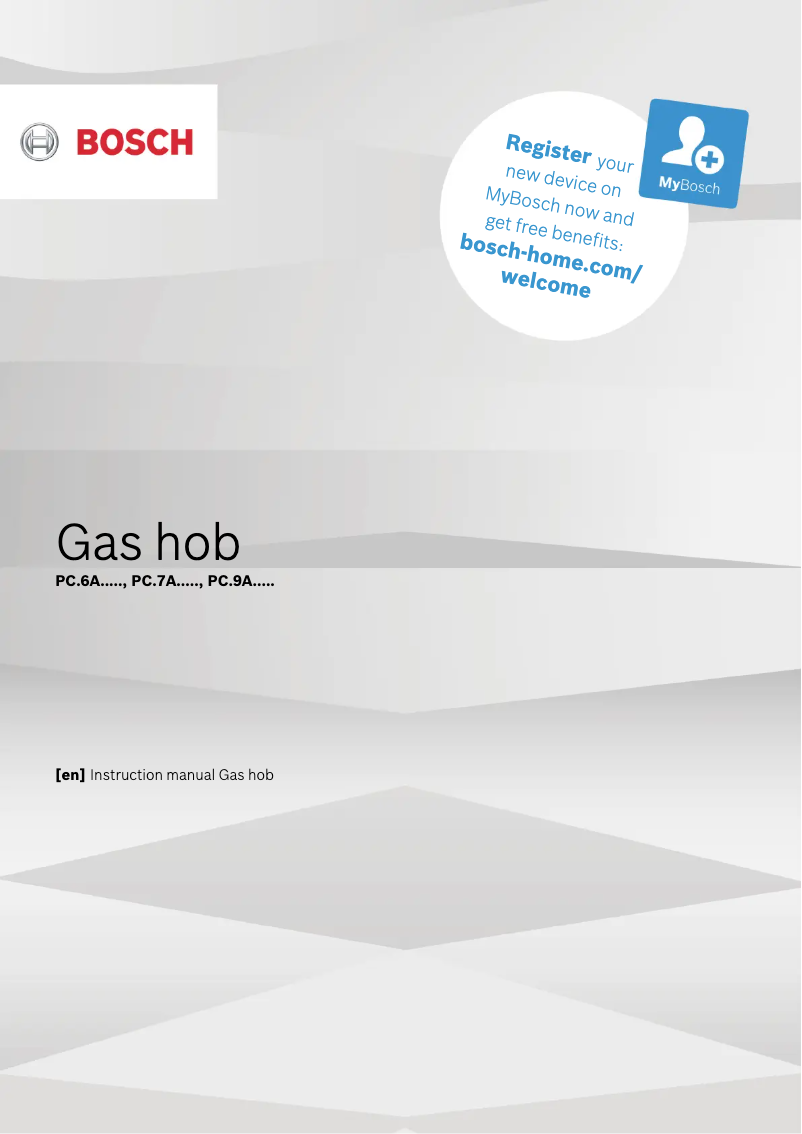 Page 1 de la notice Manuel utilisateur Bosch PCR9A5B90Z