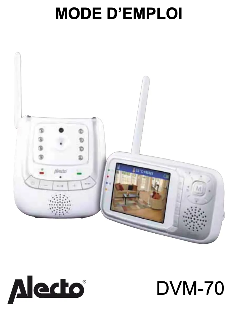Página 1 del manual Manual de usuario Alecto DVM-70
