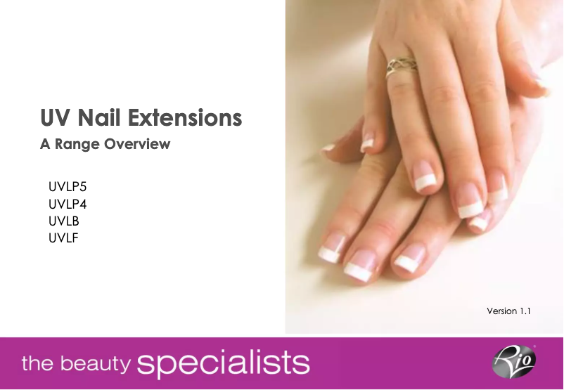 Page 1 de la notice Manuel utilisateur Rio UVPL4