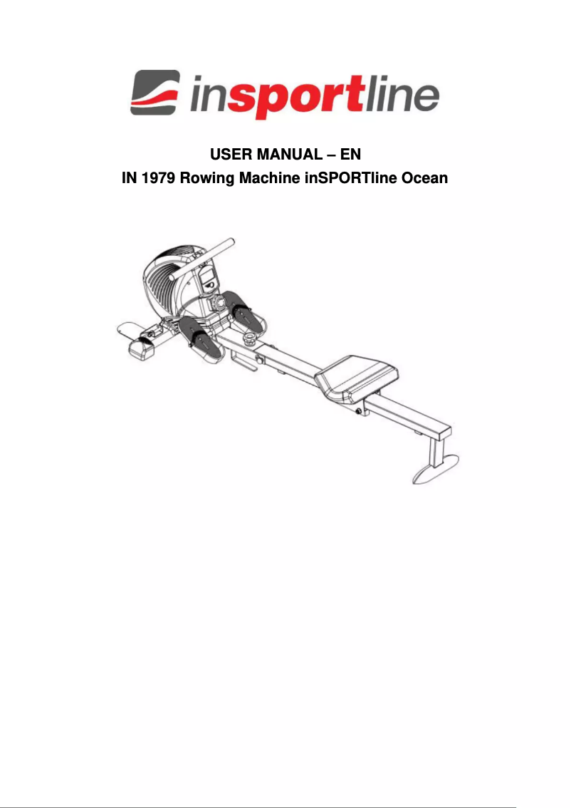 Page 1 of the manual User Manual inSPORTline Ocean