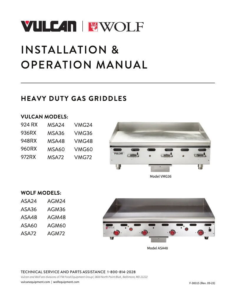 Page 1 of the manual User Manual Vulcan 972RX