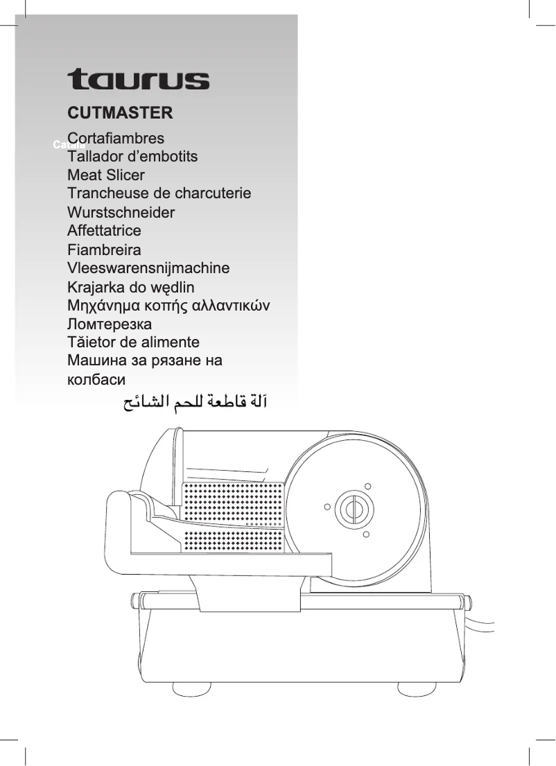 Página 1 del manual Manual de usuario Taurus Cutmaster