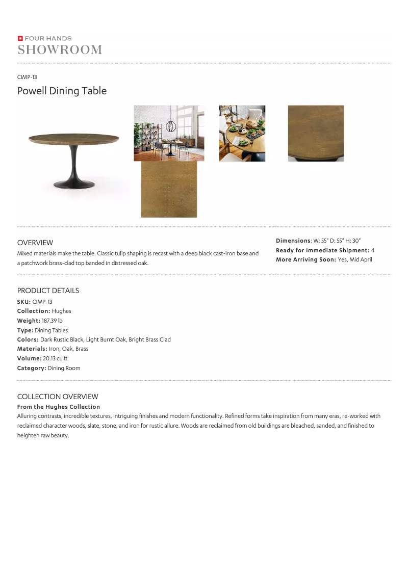 Página 1 del manual Manual de usuario Four Hands CIMP-13