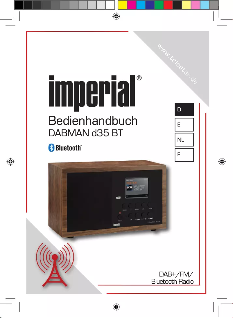 Page 1 de la notice Manuel utilisateur Imperial DABMAN d35 BT