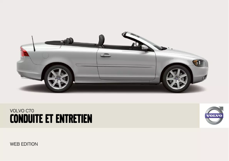Page 1 of the manual User Manual Volvo C70 (2007)