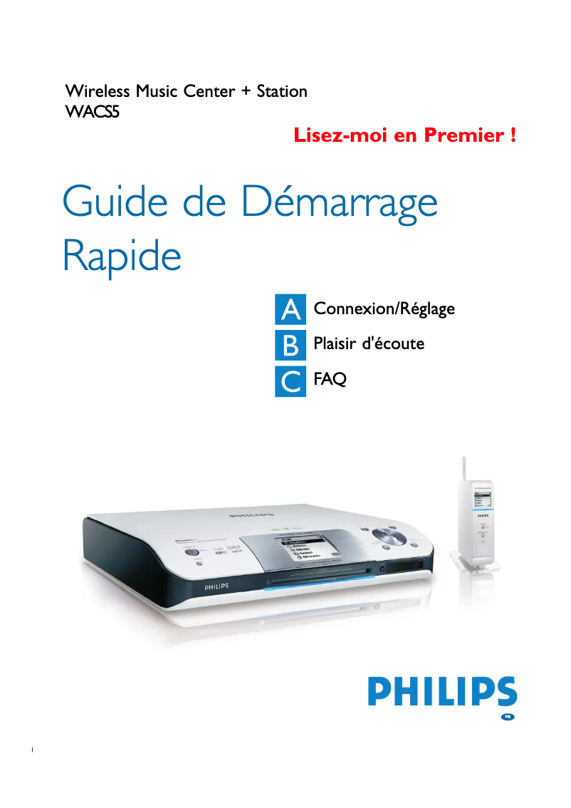 Página 1 del manual Guía de inicio rápido Philips WAC5