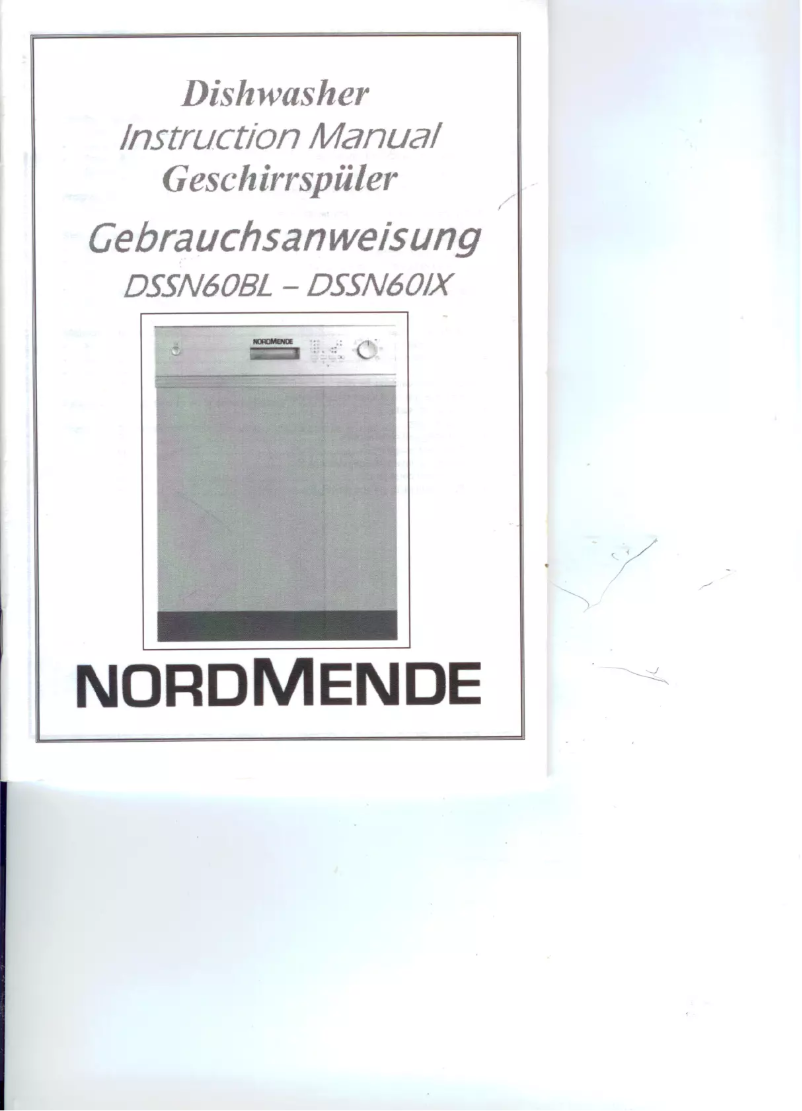 Page 1 of the manual User Manual Nordmende DSSN60