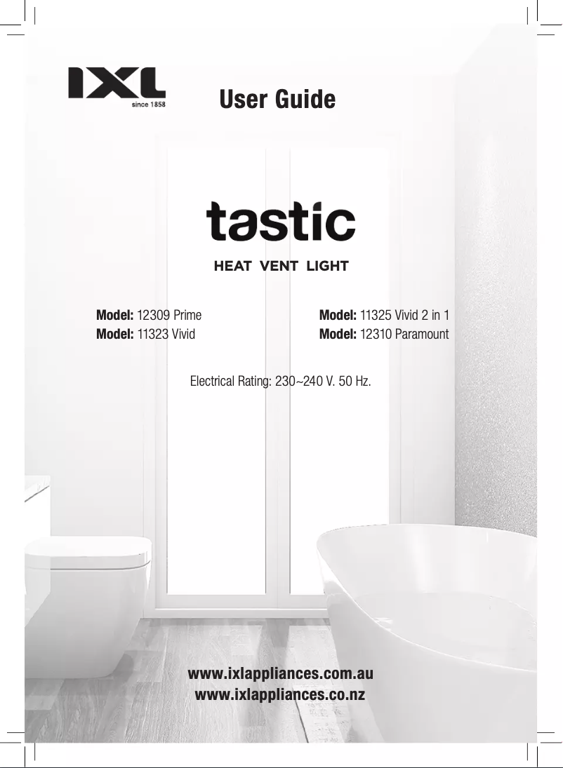 Página 1 del manual Manual de usuario IXL Tastic Vivid 2 in 1