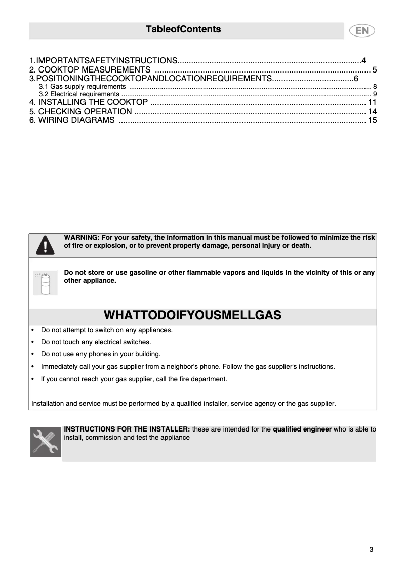 Image de la première page du manuel de l'appareil PGFU36X