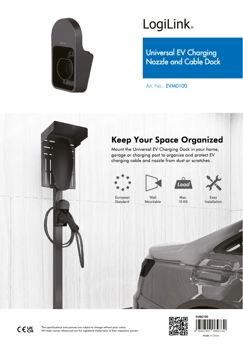 Page 1 de la notice Manuel utilisateur LogiLink EVM0100