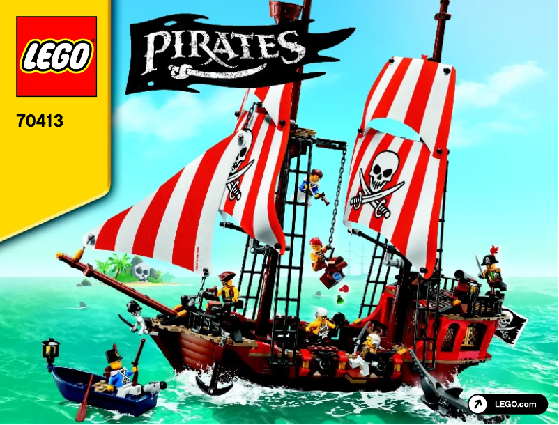 Página 1 del manual Manual de usuario Lego Pirates 70413
