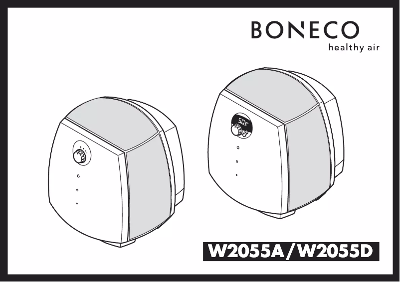 Página 1 del manual Manual de usuario Boneco W2055D