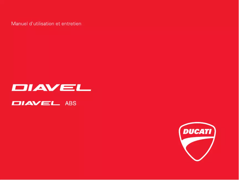 Página 1 del manual Manual de usuario Ducati Diavel (2012)