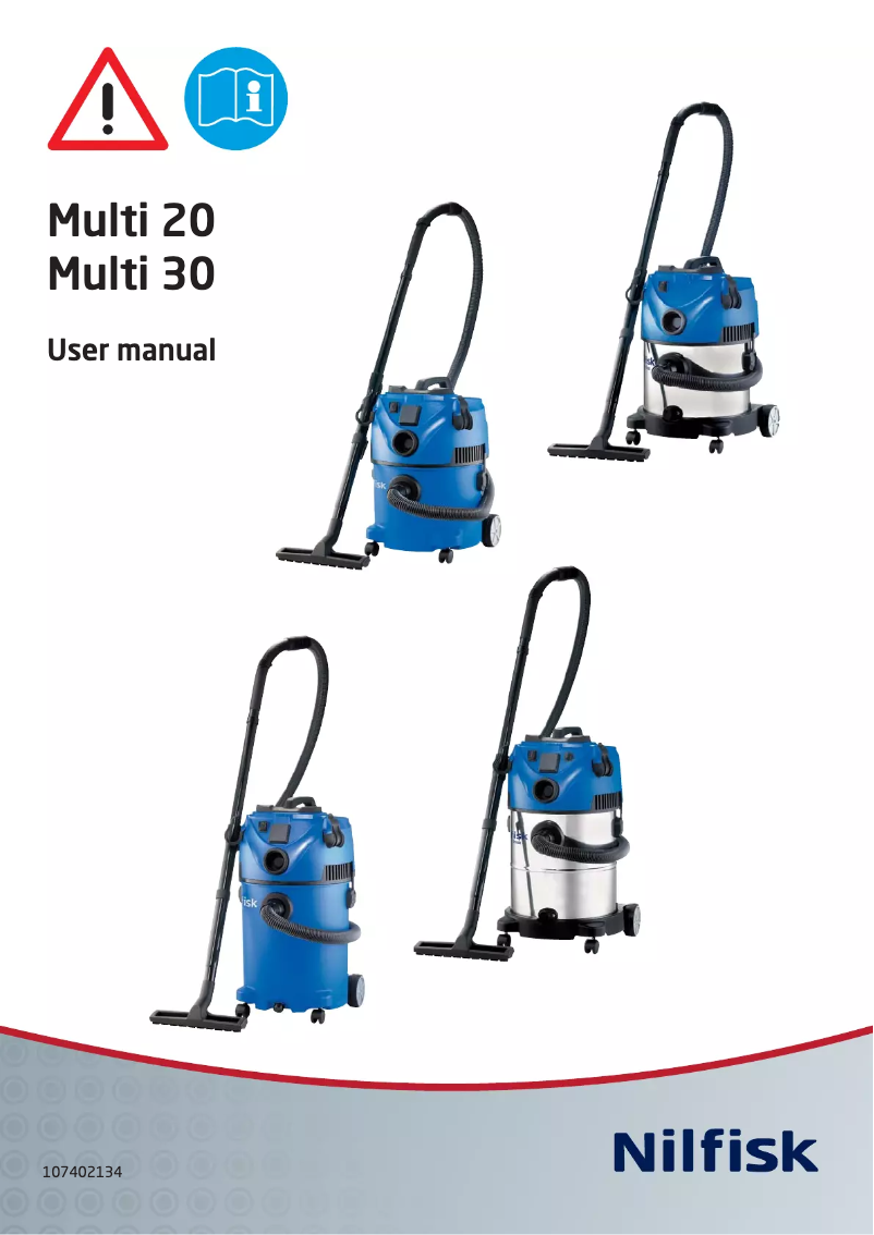 Page 1 de la notice Manuel utilisateur Nilfisk Multi 30