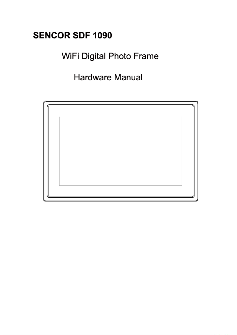 Page 1 de la notice Manuel utilisateur Sencor SDF 1090