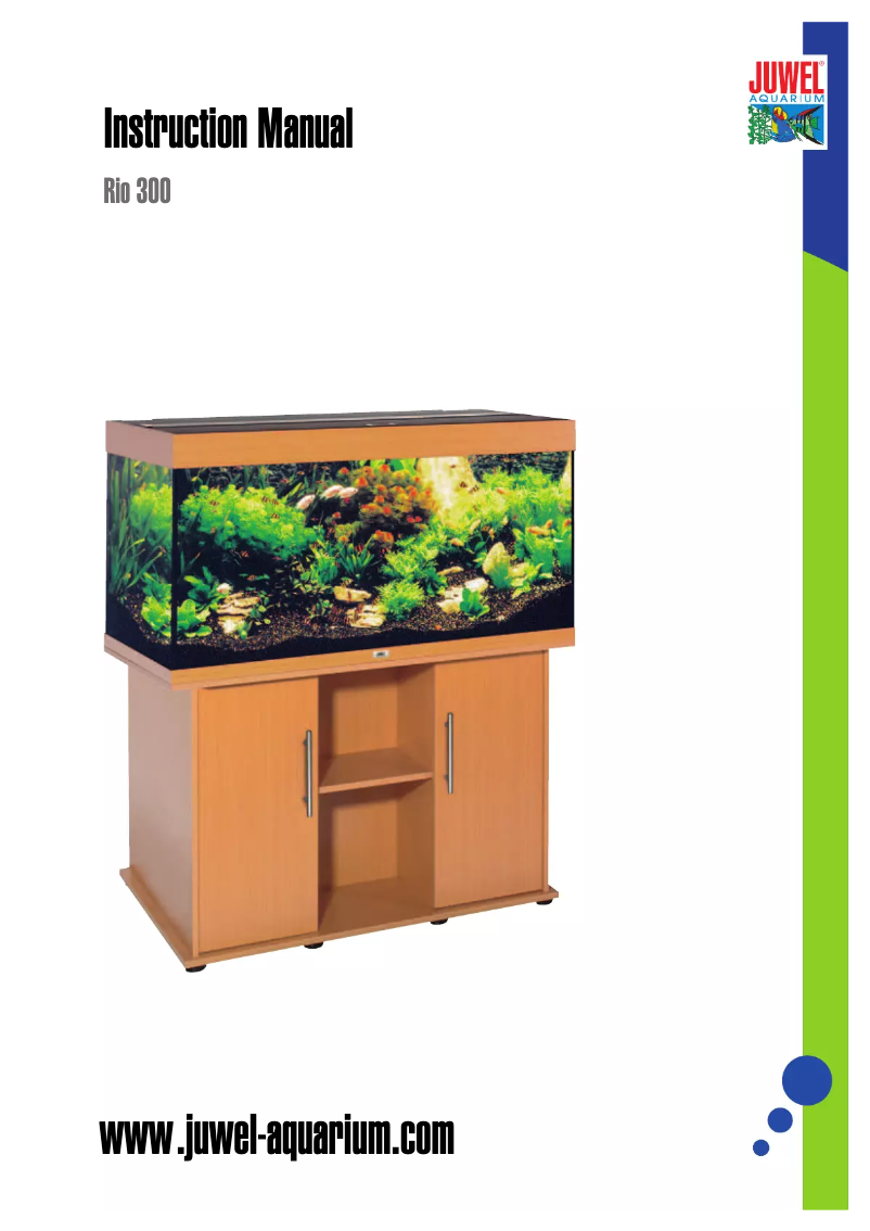 Page 1 de la notice Manuel utilisateur Juwel Rio 300
