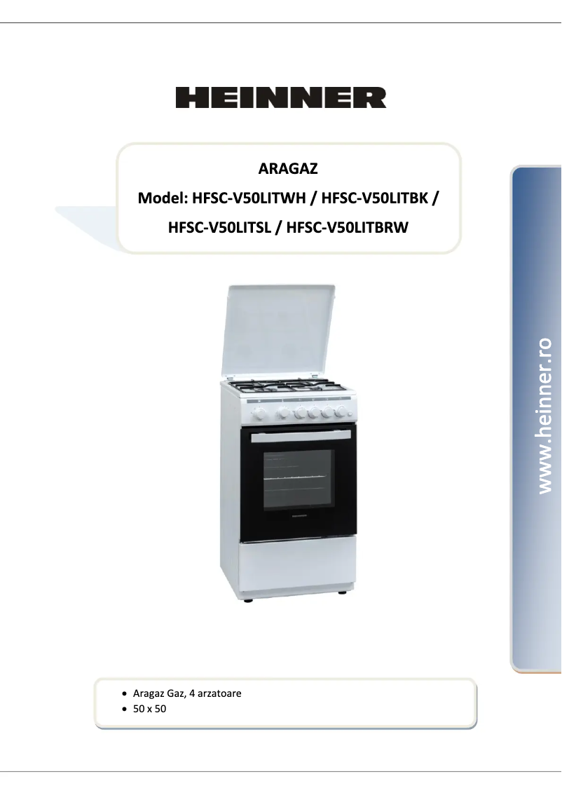 Page 1 de la notice Manuel utilisateur Heinner HFSC-V50LITSL