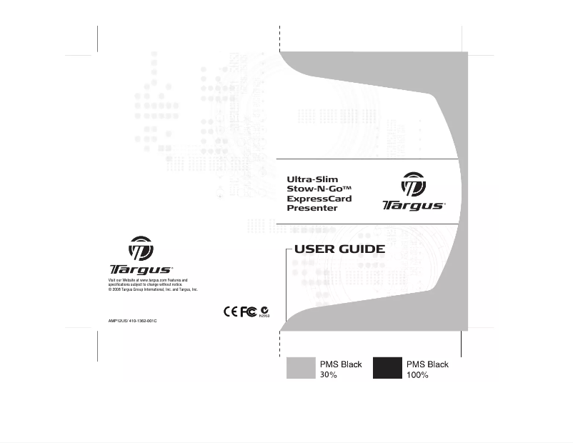 Page 1 de la notice Manuel utilisateur Targus AMP12US