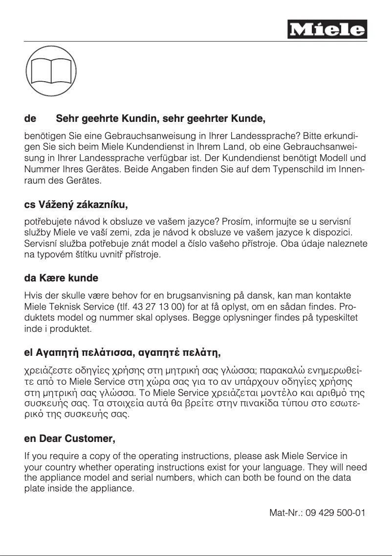 Página 1 del manual Manual de usuario Miele K 34483 iDF