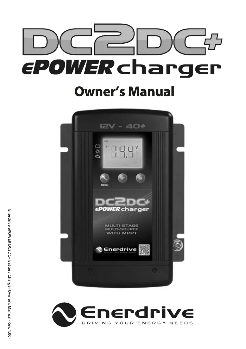 Page 1 de la notice Manuel utilisateur Enerdrive DC2DC+