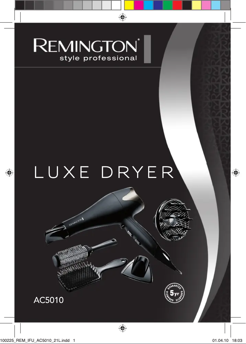 Page 1 de la notice Manuel utilisateur Remington AC5010