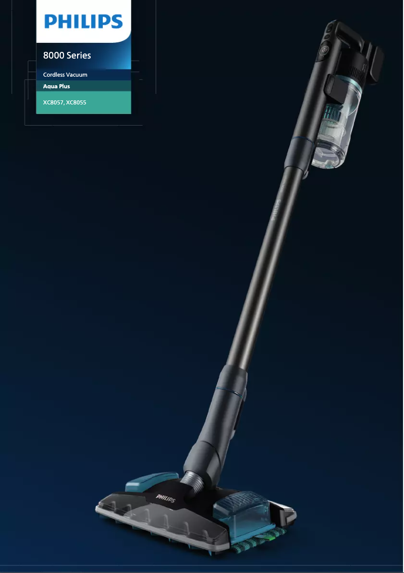 Page 1 of the manual User Manual Philips Aqua Plus XC8057