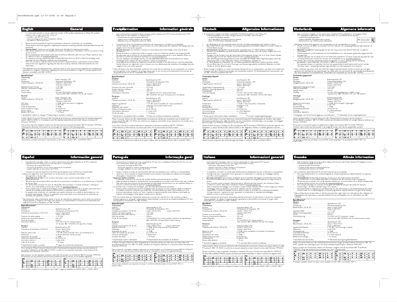 Página 1 del manual Manual de usuario Philips HC8430