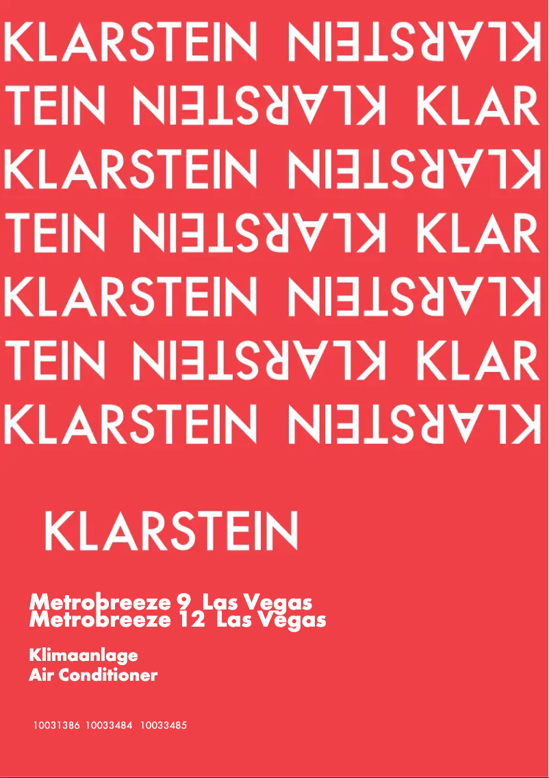 Página 1 del manual Manual de usuario Klarstein Metrobreeze