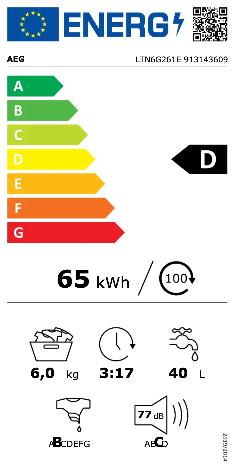 Image de la première page du manuel de l'appareil LTN6G261E