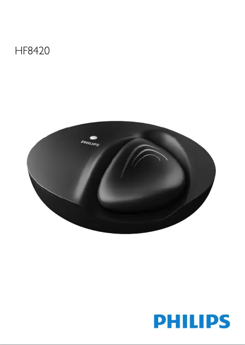 Image de la première page du manuel de l'appareil HF8420