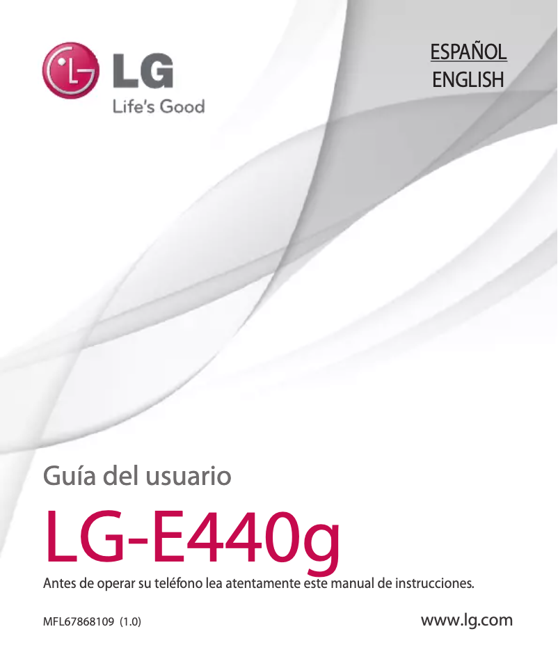 Page 1 of the manual User Manual LG Optimus L4