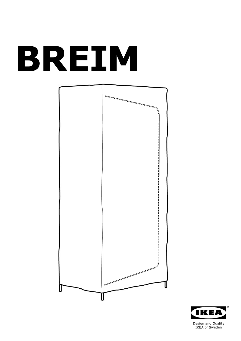 Page 1 de la notice Manuel utilisateur Ikea BREIM