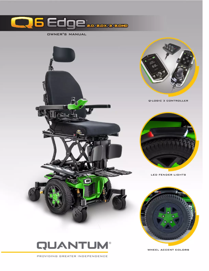 Page 1 de la notice Manuel utilisateur Quantum Q6 Edge 2.0