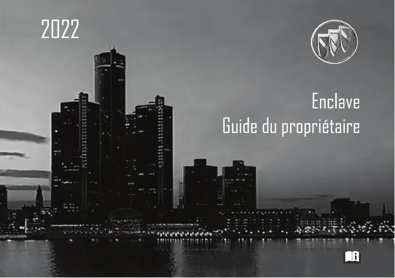 Page 1 de la notice Manuel utilisateur Buick Enclave (2022)