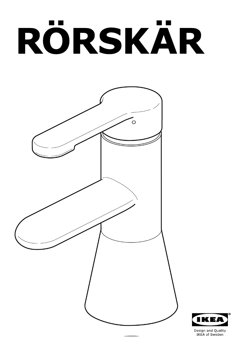 Page 1 de la notice Manuel utilisateur Ikea RORSKAR