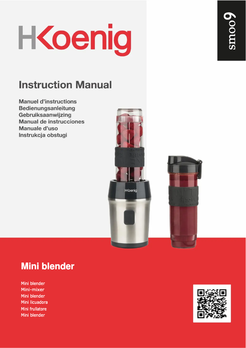 Página 1 del manual Manual de usuario H.Koenig SMOO9