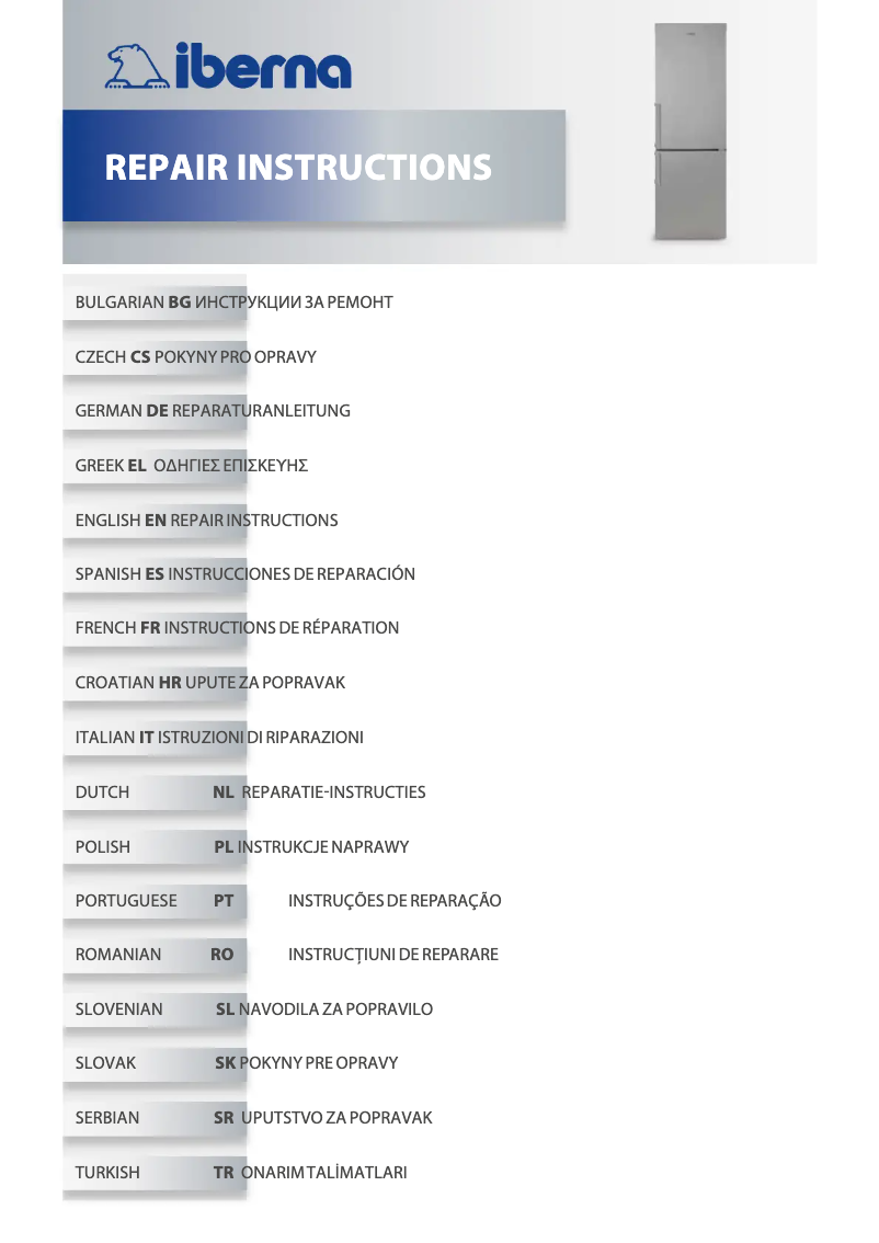 Page 1 de la notice Manuel utilisateur Iberna ICHM 200