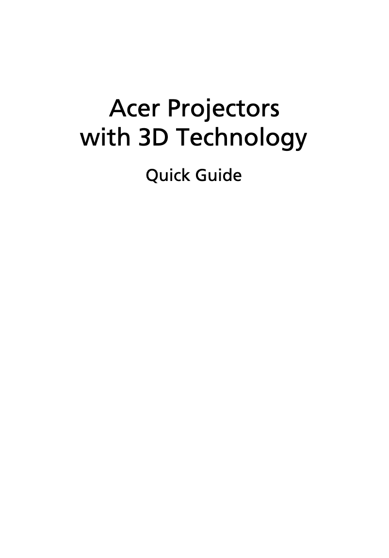 Page 1 de la notice Manuel utilisateur Acer AS309